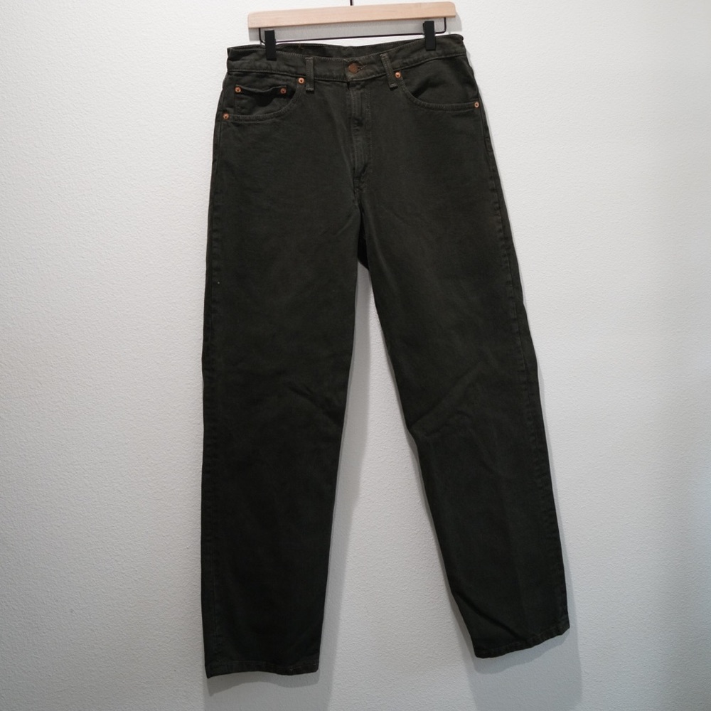 555 Levi’s, Dark Green, Made in USA